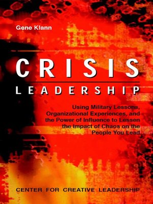 cover image of Crisis Leadership